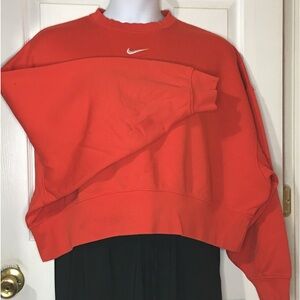 NIKE Oversized Cropped Sweatshirt